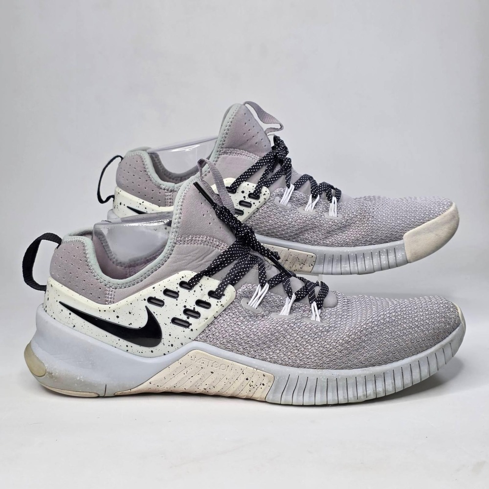Nike Free x Metcon Training Shoes Men's Size 10.5 Gray Black Sneakers AH8141-004